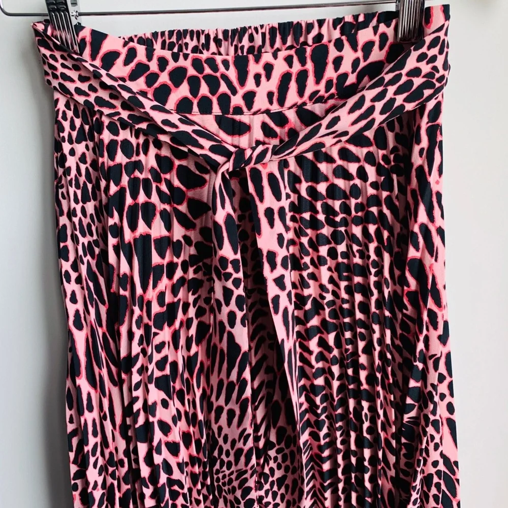 Topshop Flowy pink midi skirt - Picture 4 of 6